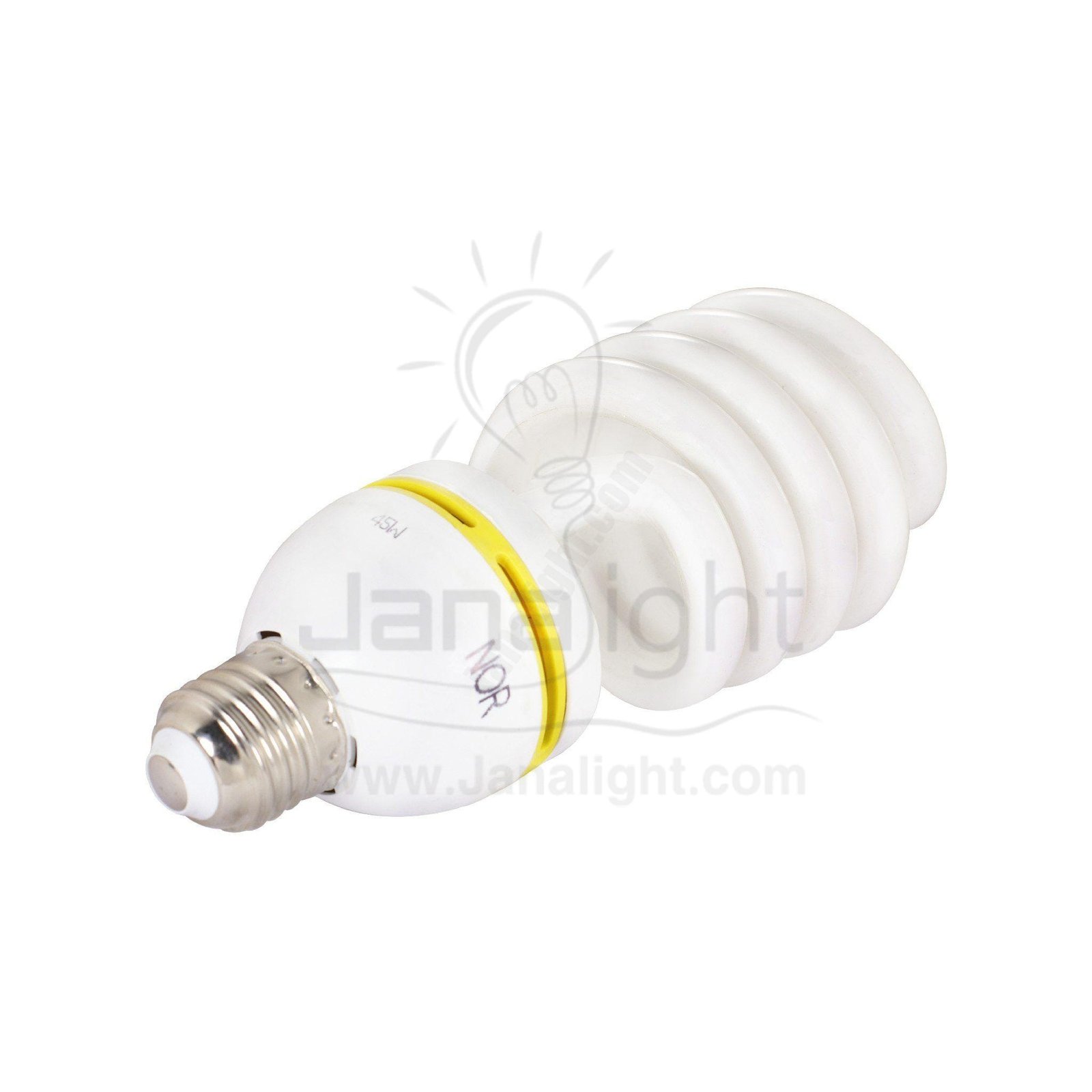 لمبة موفرة ابيض 55 وات Energy Saving Spira 55 watt white